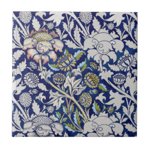 CERAMIC TILE : WILLIAM MORRIS : WATERCOLOUR 1883