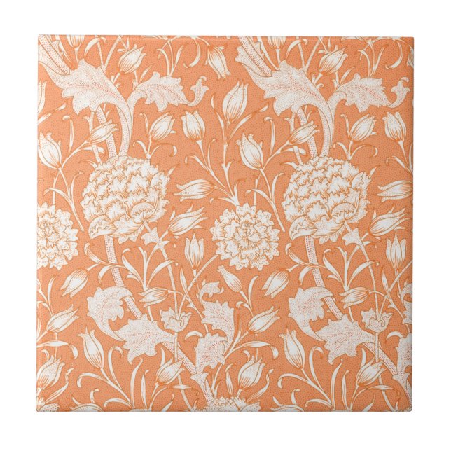CERAMIC TILE : WILLIAM MORRIS : WILD TULIP (Front)