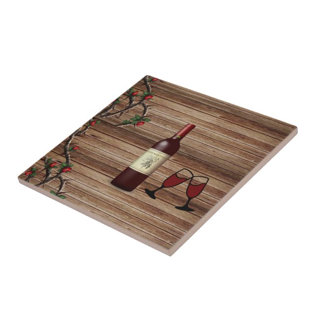 Ceramic Tile Wine (Side)