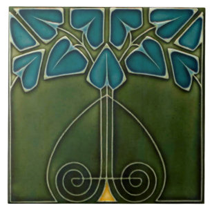 Ceramic Tiles - Art Nouveau Reproduction