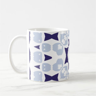 Ceramic tiles azulejo portugal. Vintage seamless p Coffee Mug