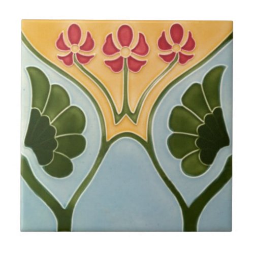 Ceramic Tiles _ Floral Art Nouveau