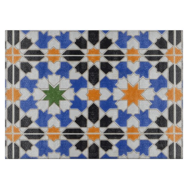 Ceramic tiles from Granada Cutting Board (Front)
