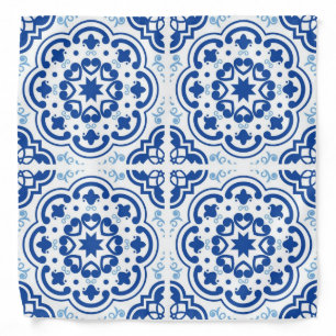 Ceramic tiles pattern bandana