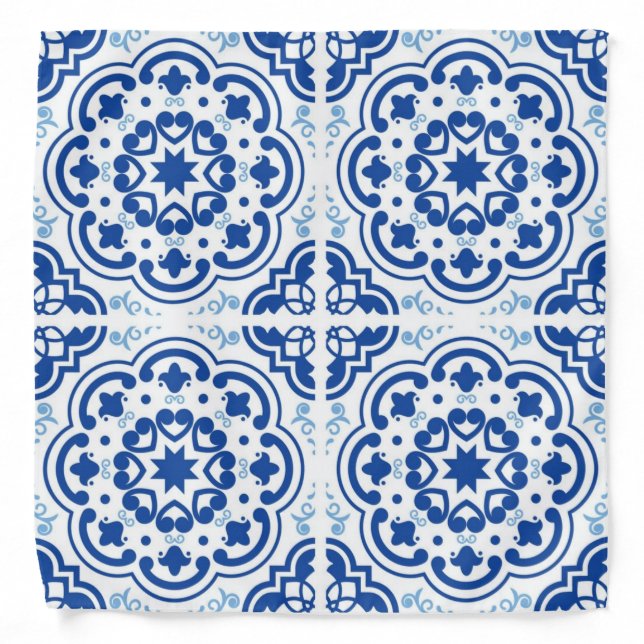 Ceramic tiles pattern bandana (Front)