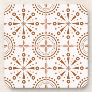 Ceramic tiles pattern beverage coaster