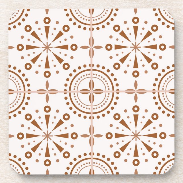 Ceramic tiles pattern beverage coaster (Front)