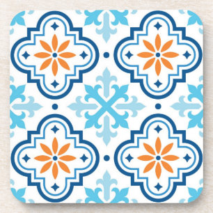 Ceramic tiles pattern beverage coaster