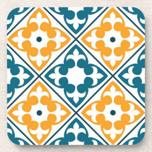 Ceramic tiles pattern beverage coaster