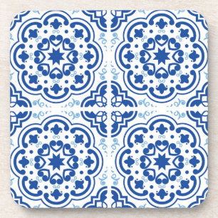 Ceramic tiles pattern beverage coaster