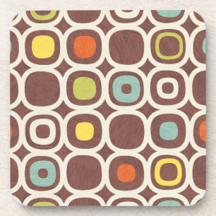 Ceramic tiles pattern beverage coaster