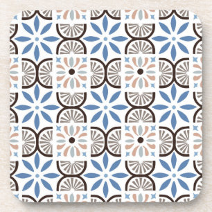 Ceramic tiles pattern beverage coaster