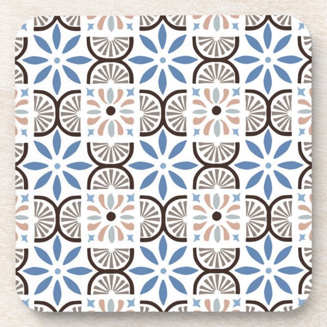 Ceramic tiles pattern beverage coaster (Front)