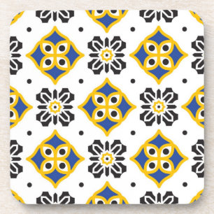 Ceramic tiles pattern beverage coaster