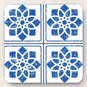 Ceramic tiles pattern beverage coaster