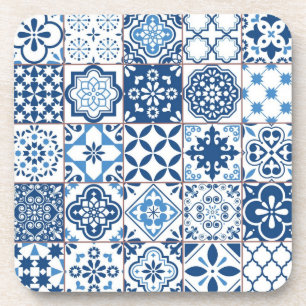 Ceramic tiles pattern beverage coaster