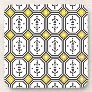 Ceramic tiles pattern beverage coaster