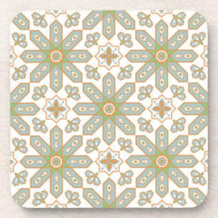 Ceramic tiles pattern beverage coaster
