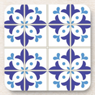 Ceramic tiles pattern beverage coaster