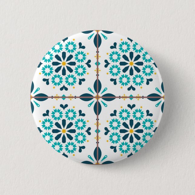 Ceramic tiles pattern button (Front)