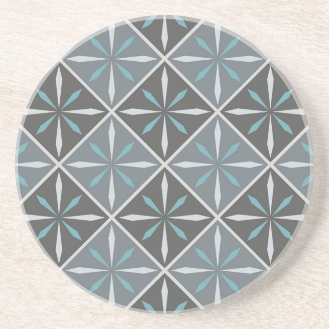 Ceramic tiles pattern coaster (Front)
