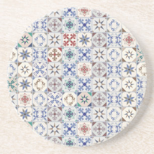 Ceramic tiles pattern coaster