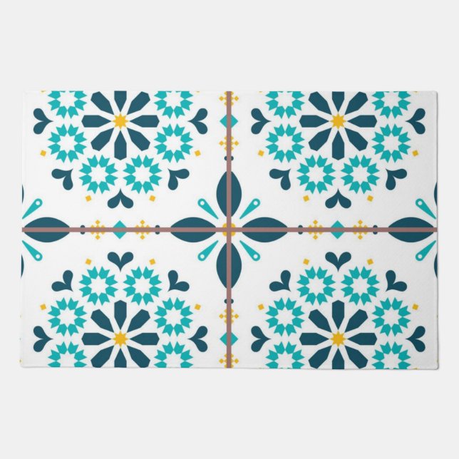 Ceramic tiles pattern doormat (Front)