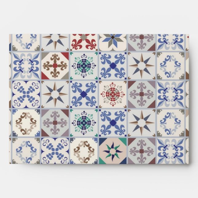 Ceramic tiles pattern envelope (Front)