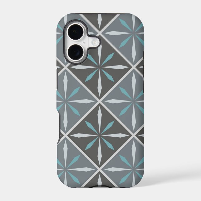 Ceramic tiles pattern iphone case (Back)