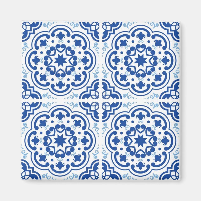 Ceramic tiles pattern magnet (Front)