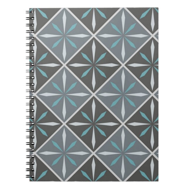 Ceramic tiles pattern notebook (Front)
