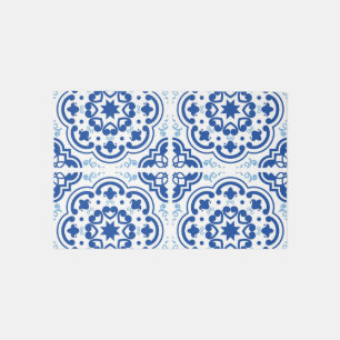 Ceramic tiles pattern outdoor rug