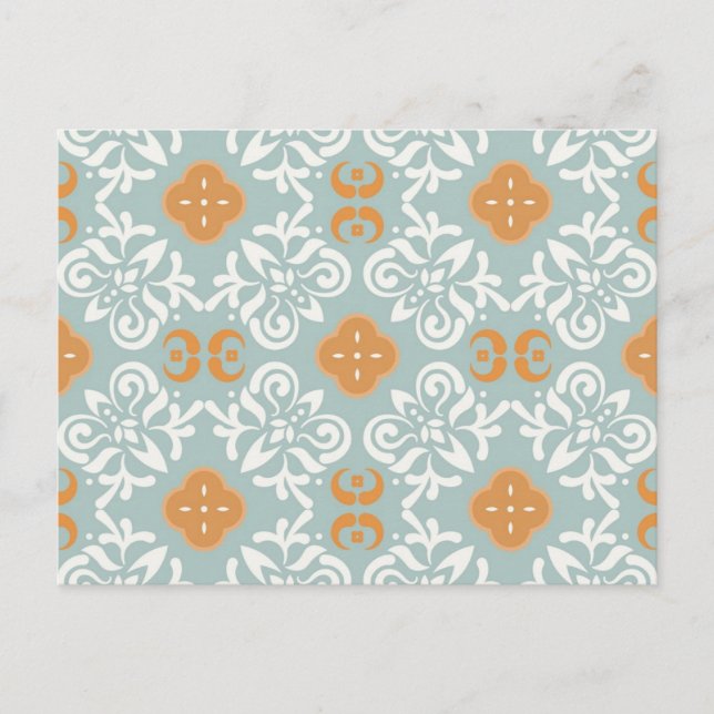 Ceramic tiles pattern postcard (Front)