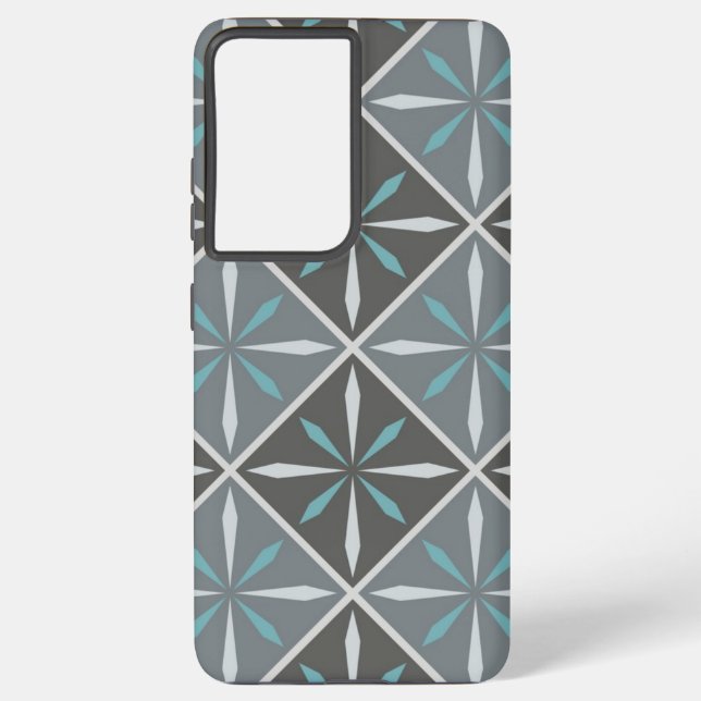 Ceramic tiles pattern samsung galaxy case (Back)