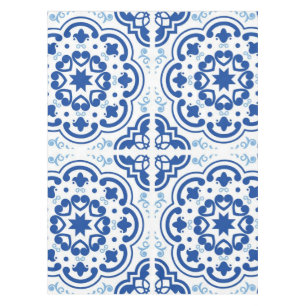 Ceramic tiles pattern tablecloth