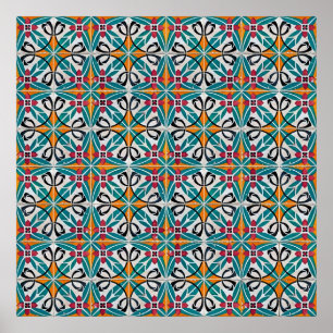 Ceramic tiles poster