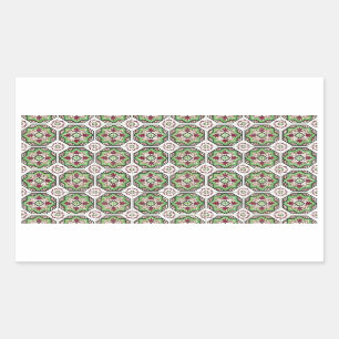 Ceramic tiles rectangular sticker