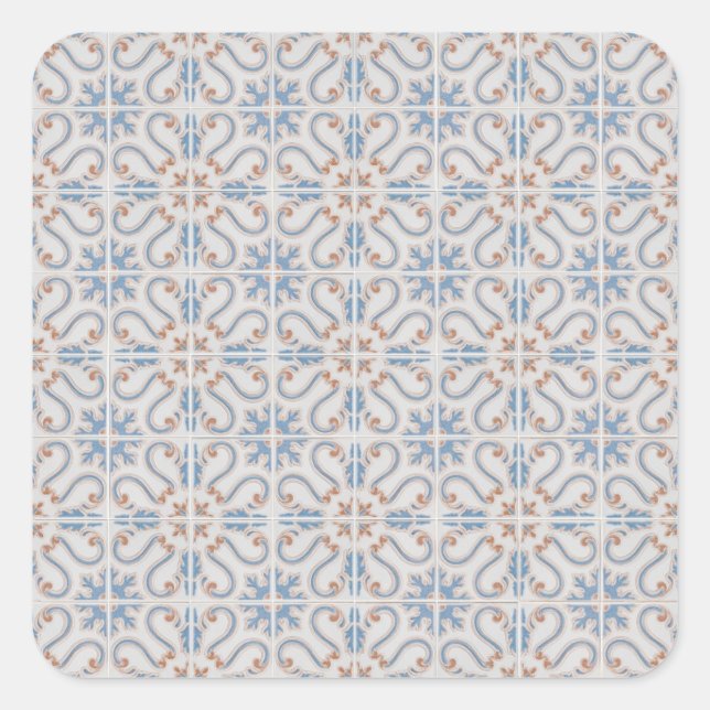 Ceramic tiles square sticker (Front)