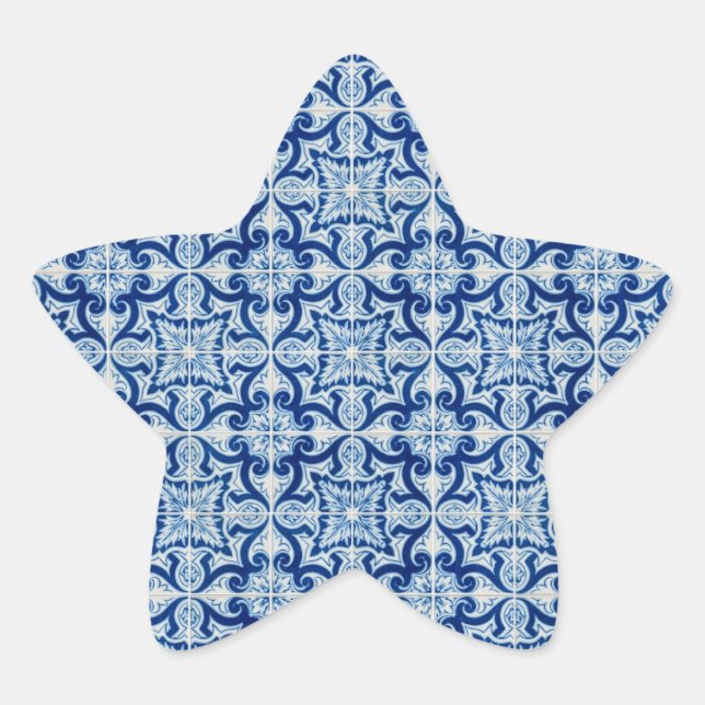 Ceramic tiles star sticker (Front)