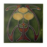 Ceramic Tiles - Tulips Art Nouveau Reproduction<br><div class="desc">Art nouveau reproduction decorative ceramic tile.

Welcome all feedback & photo's of your purchases & in return you could be helping someone in making the right choice for their project.</div>