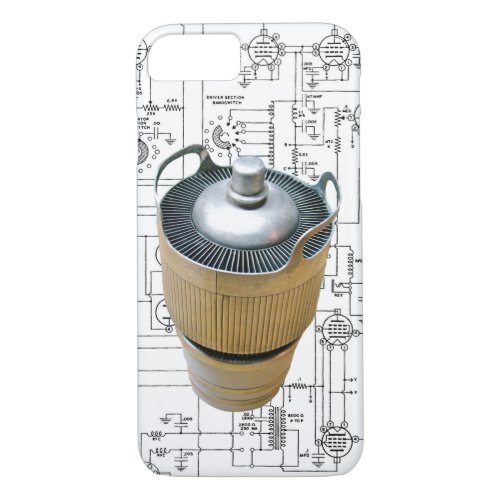 Ceramic Transmitting Tube Schematic iPhone 87 Case