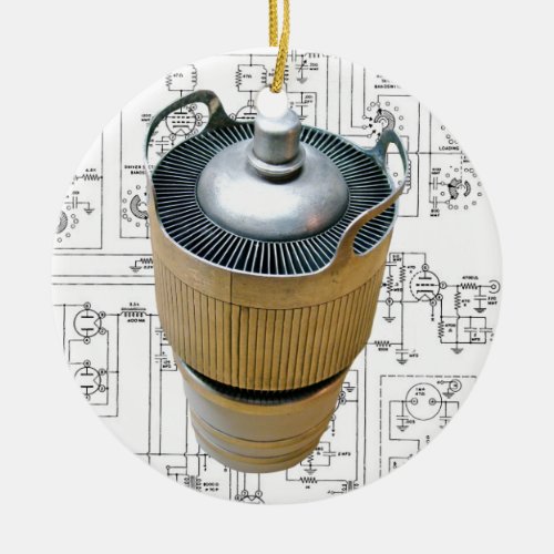 Ceramic Transmitting Tube Schematic Ceramic Ornament