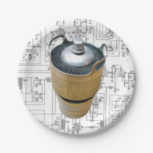 Ceramic Transmitting Tube Schematic Paper Plates