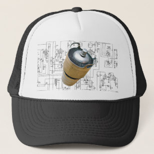 Ceramic Transmitting Tube Schematic Trucker Hat