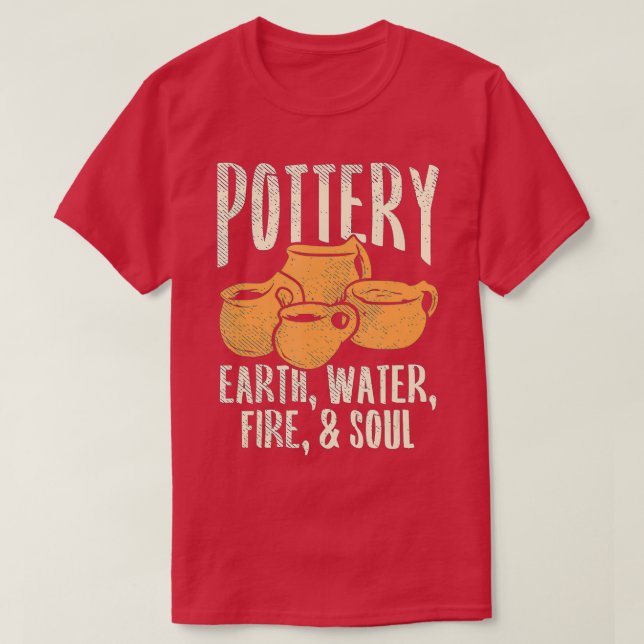 Ceramics, Pottery  T-Shirt (Design Front)