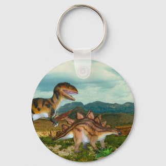 Ceratosaurus and Stegosaurus keychain