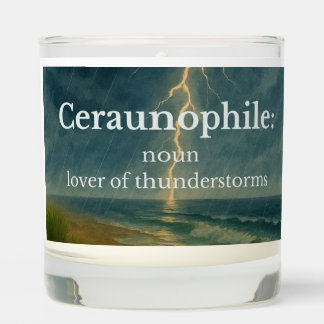 Ceraunophile Magnet-Lover of Thunderstorms Scented Candle