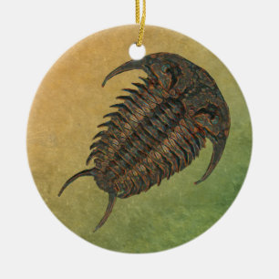 Ceraurus Fossil Trilobite Ceramic Ornament
