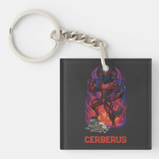 Cerberus Hell Guardian - Mythology Art Keychain