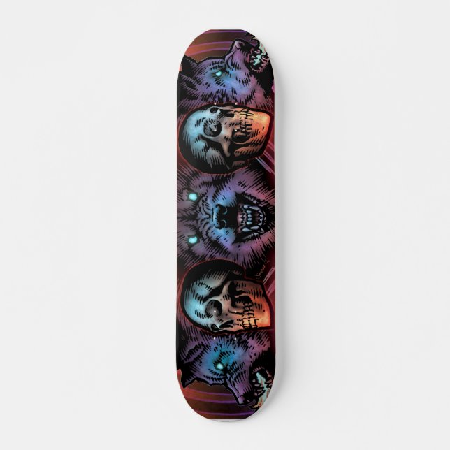 Cerberus Skateboard Deck (Front)
